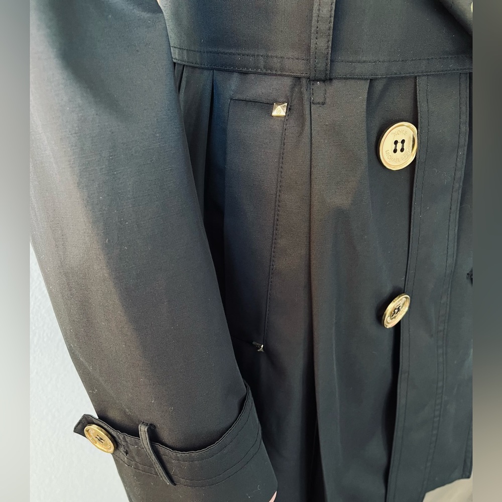 Michael Kors Double Breasted Trench Coat - Picture 7 of 9